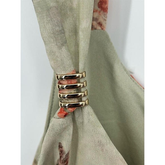 NEW NAÏF Women's 3XL Green Floral Cami Tank Top Relaxed Fit - Picture 6 of 8